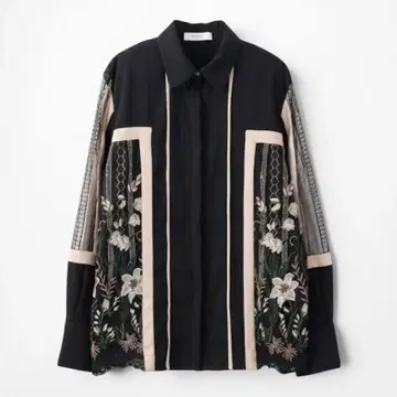 21AW MURRAL Framed flower shirts