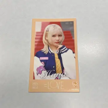 =LOVE 오바 하나 미니 포토 카드 히로인즈