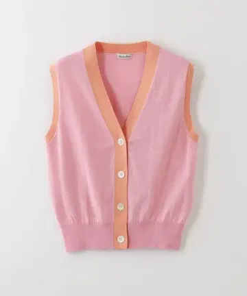 Steven Alan 바이컬러 니트 베스트