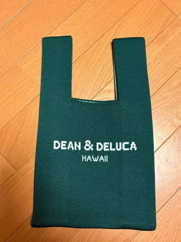 [ DEAN&DELUCA ] 하와이 카카아코점 한정판 토트백 그린 파인애플