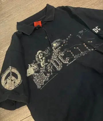 A&G 블랙 피케 셔츠