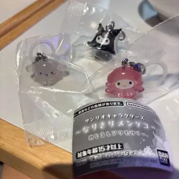 산리오 나리키리 멘다코 메지루시 액세서리