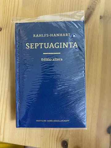 Septuaginta Rahlfs Hanhart Editio altera