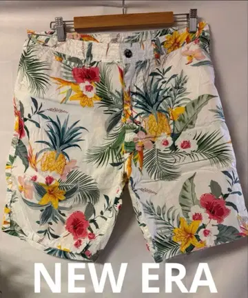 NEW ERA 골프 하프 팬츠 보태니컬 무늬