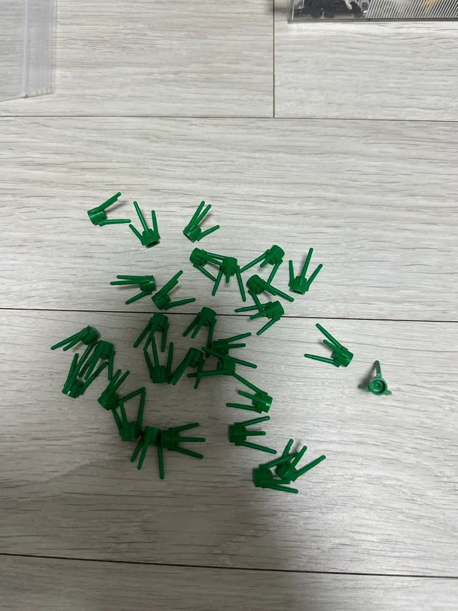 레고 부품 꽃줄기 30개