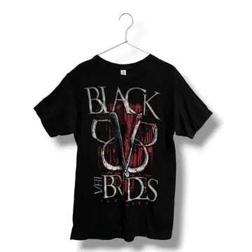 [새상품급] Black Veil Brides 밴드 투어 티셔츠 블랙 M 구제 의류