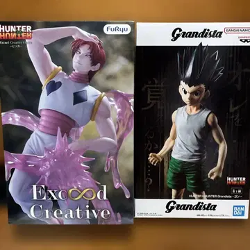 HUNTER x HUNTER 피규어 2체 세트 히소카 곤