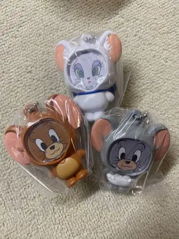 톰과 제리 사진 프레임 마스코트 3개 세트