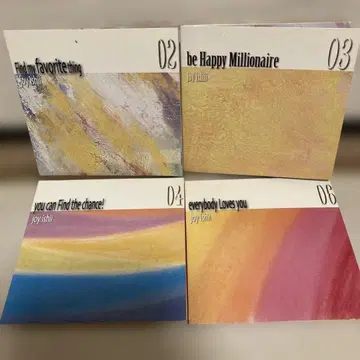 Joy Ishi's counselgng CD 4장 세트
