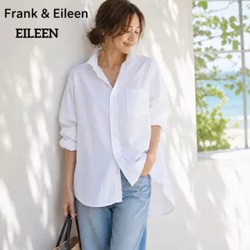 프랭크&아이린 EILEEN 화이트 L 상당 옥스퍼드 컨디션 최상