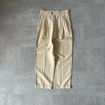 90s Gentleman Farmer 3tuck wide slacks