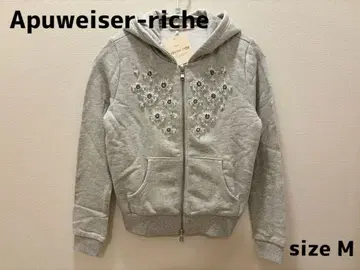 미사용 새상품 Apuweiser-riche 비쥬 후드티 그레이