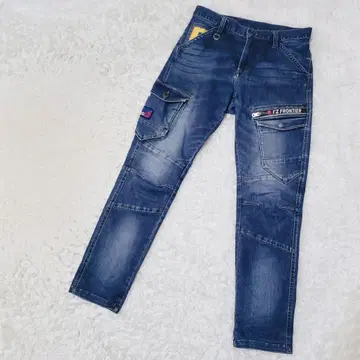 아이즈 프론티어 #7262 스트레치 데님 카고 팬츠 79