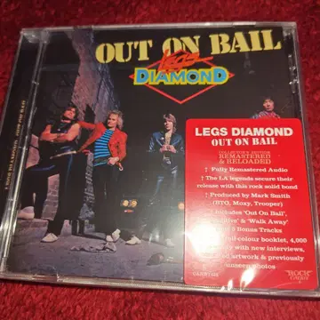 새상품 LEGS DIAMOND / Out On Bail 리마스터 CD