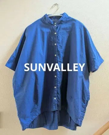 SUNVALLEY 선밸리 옥스 코튼 5부 소매 셔츠 일본 제품 염색