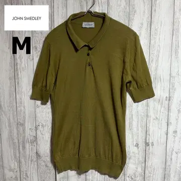 존스메들리 JOHN SMEDLEY 씨 아일랜드 코튼 폴로 M