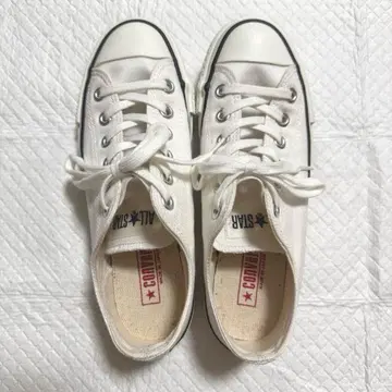 [새상품급] 컨버스 올스타 J OX 일본제 화이트 24cm