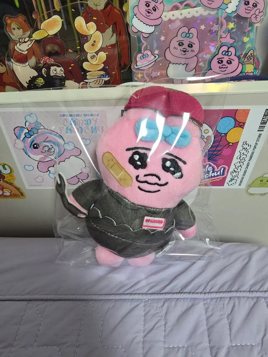 오빤쮸 빤쮸토끼 아베일 정비공 인형키링