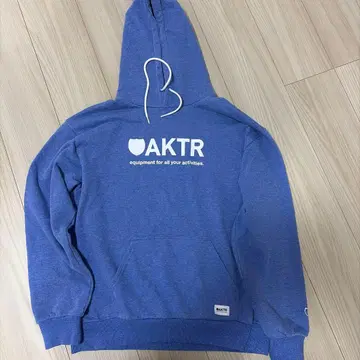 AKTR 풀오버 후드티 블루