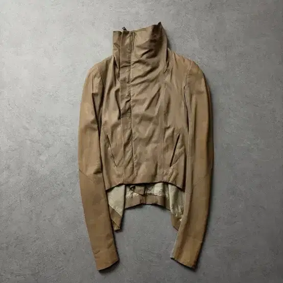 릭오웬스 11FW 나스카 하이넥 헤더자켓