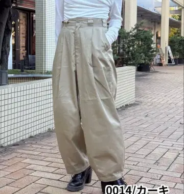 디키즈 와이드 팬츠 카키 L