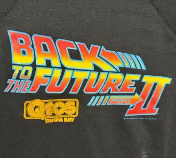 Hanes 백 투 더 퓨처 II 80s 맨투맨