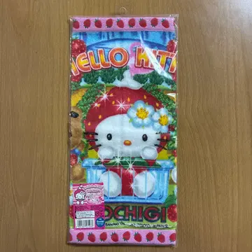최종 가격 인하 헬로키티 지역 한정 키티 도치기 한정 딸기 따기 핸드 타월