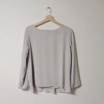 새상품급 COMME CA ISM 긴팔 블라우스 그레이지 [ 11/L ]