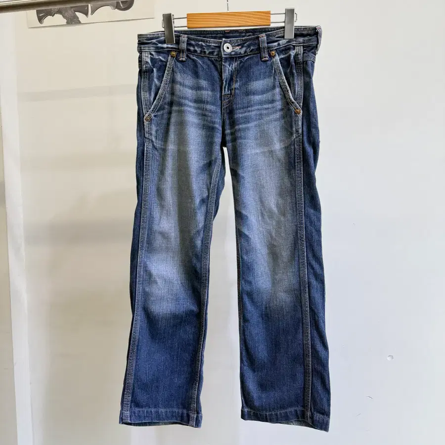 JOHNBULL (Made in Japan) 데님 크롭 팬츠