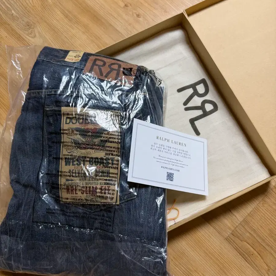 RRL 더블알엘 슬림핏 리지크레스트 셀비지 진 33/32