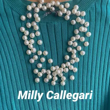 밀리 칼레가리 Milly Callegari 펄 롱 목걸이