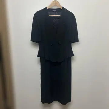 여성용 블랙 포멀 원피스 11호