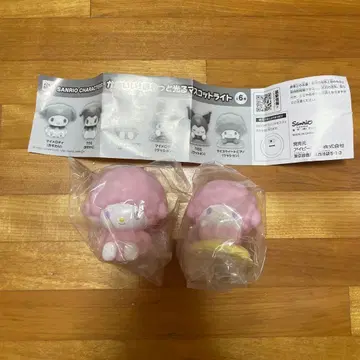 산리오 캐릭터즈 뽀얗게 빛나는 마스코트 라이트 2종 세트