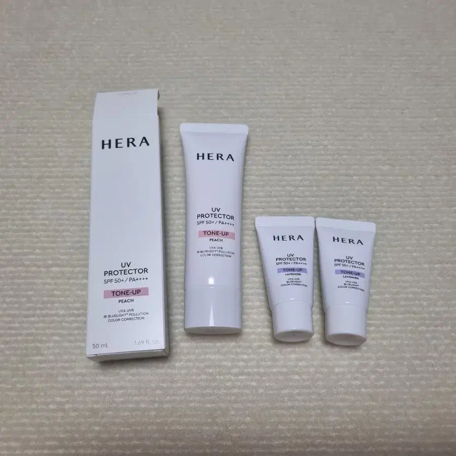 헤라 유브이 프로텍터 톤업 50ml 헤라 톤업 선크림 썬크림 라벤더