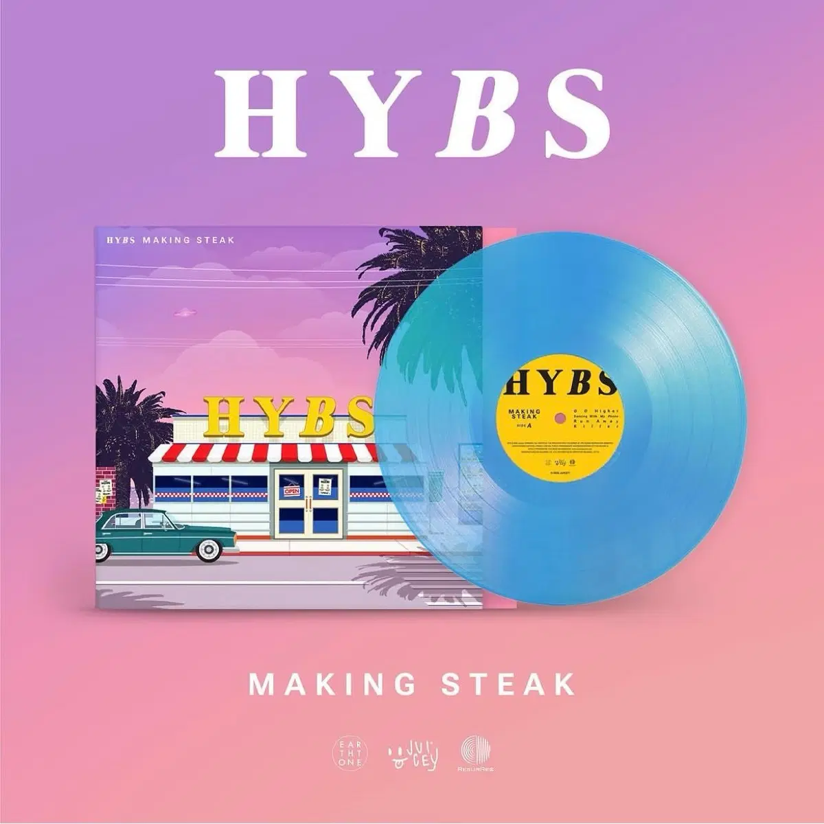 [LP] HYBS 정규 1집 메이킹 스테이크 LP 블루
