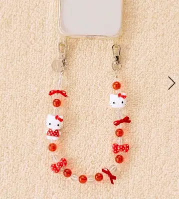 [ HELLO KITTY ] DOT 스트랩 로리즈팜 [ 완판템 ]