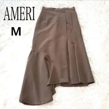 AMERI 아메리 비대칭 머메이드 스커트 모카 사이즈 M