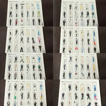 Snow Man 2020-25년 코스튬 아카이브 8장 세트