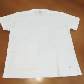 [ NOAH ] 리사이클 코튼 T셔츠 USA SIZE: XL 화이트