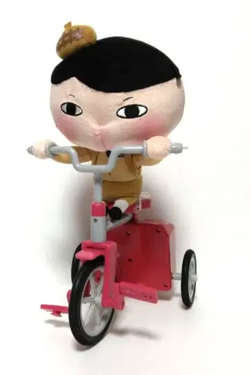 엉덩이 탐정 삼륜차 봉제 인형 작동품