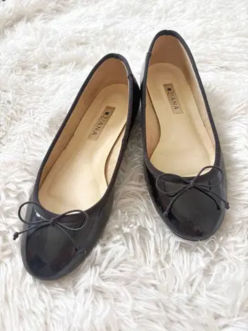 다이애나 에나멜 발레 슈즈 에나멜 펌프스 플랫 다이애나 22cm