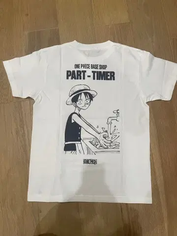 ONE PIECE BASE SHOP 루피 T셔츠 화이트 S