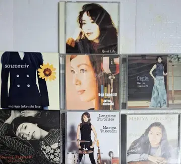다케우치 마리야 CD 앨범 7장 세트 모음