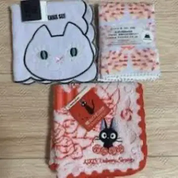 ANNA SUI 마녀 배달부 키키 지지 타월 손수건 3개 세트