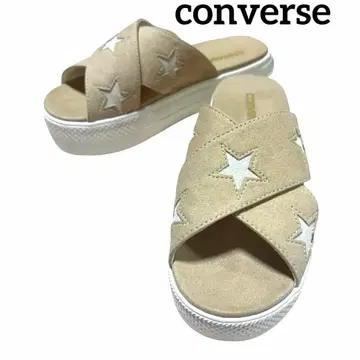 컨버스 converse 크로스 벨트 샌들 베이지 24cm