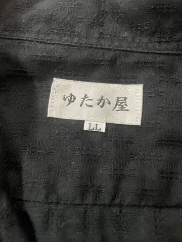 유타카야 카리유시 의류 블랙 XL