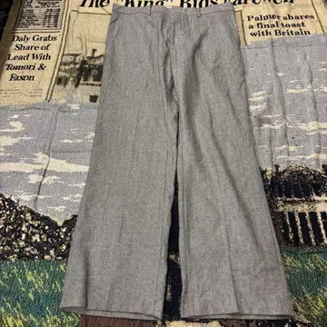 70s VINTAGE 42TALON 헤링본 울 슬랙스