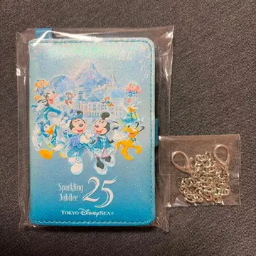 도쿄 디즈니 씨 25주년 키 케이스 패스 케이스 호텔 한정판