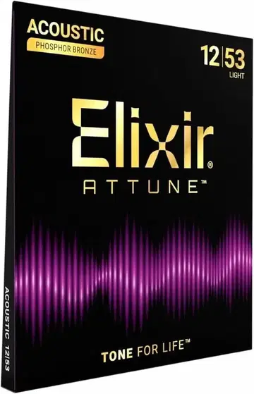 Elixir ATTUNE 12-53 어쿠스틱 기타 줄 #21052