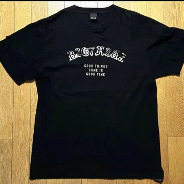 BAGARCH 로고 T셔츠 블랙 BGHB